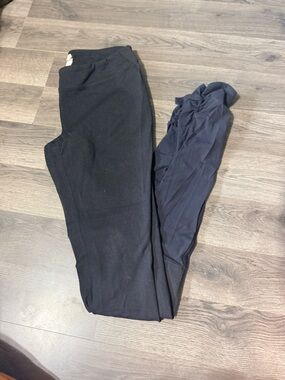 Lucy Powermax Black Leggings- Solid Black